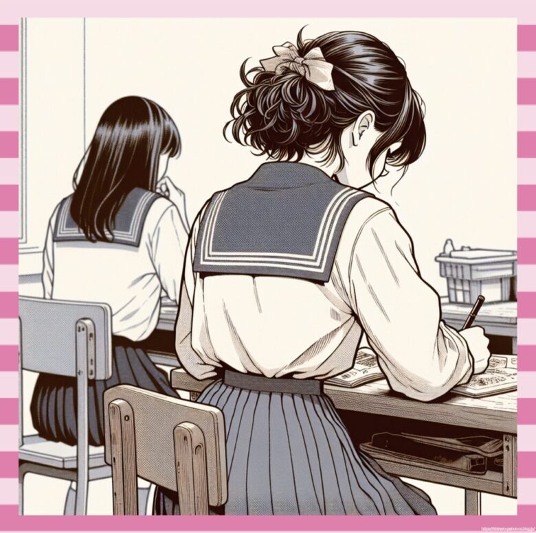 【画像】後ろ姿で分かる可愛い女子中学生の魅力