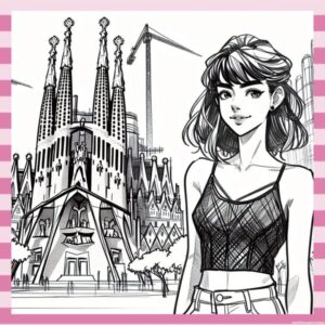 【画像】スペインの女子学生、重力に逆らうロケットおっぱい