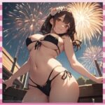 【画像60枚】40歳の花井美理さん、キワキワな水着を装着wwwwwwwwwwwwwwwwwwwww