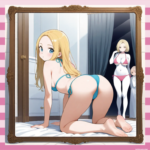 【画像】デカケツ白人女性さん、素晴らしい