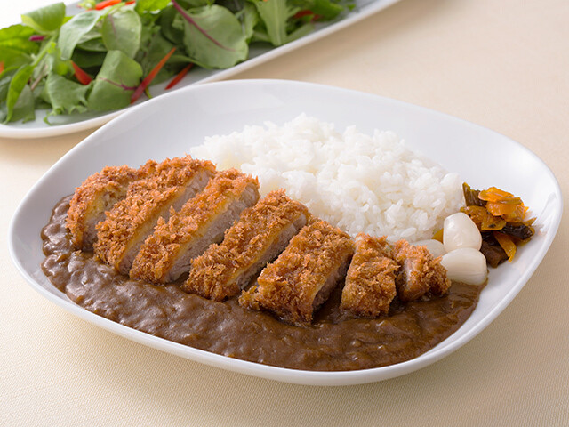 【画像】めっちゃ美味そうなカツカレー！！