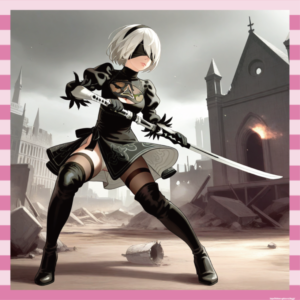 【画像】2Bのコスプレ、顔バレせずアタシコできる最強の衣装だったwwwwwwwwwwwwwwww