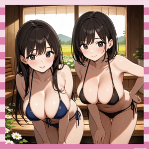 【画像】筧美和子&中村アン、水着でととのう旅www