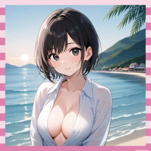 【画像54枚】新時代のショートカット美少女・桑島海空さん、水着グラビアで大迫力のプロポーション披露