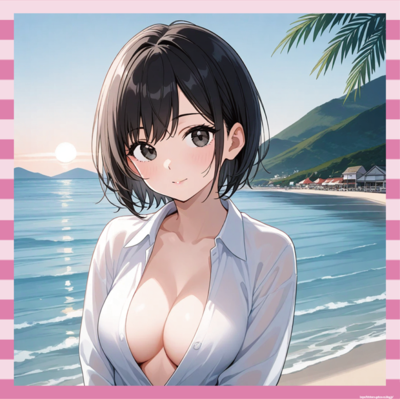 【画像54枚】新時代のショートカット美少女・桑島海空さん、水着グラビアで大迫力のプロポーション披露