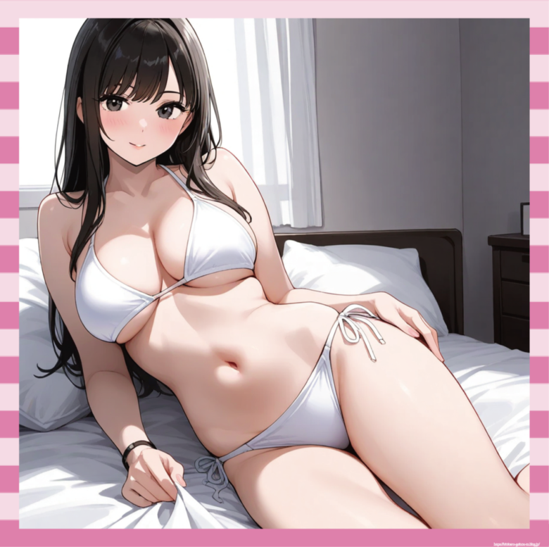 【朗報】水着は白が最強にエッチだと判明!