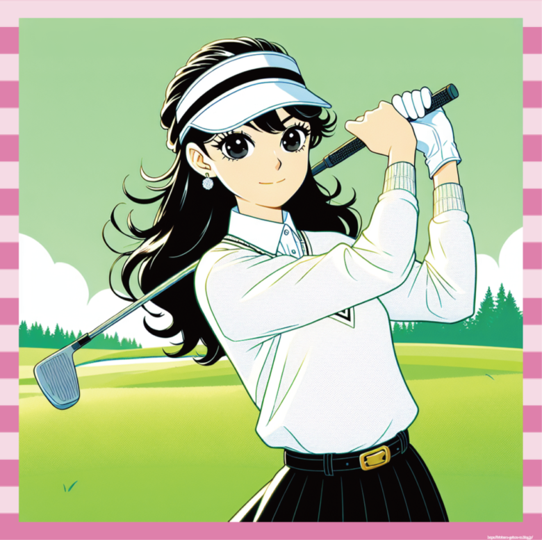 女子ゴルファー