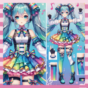 【画像】初音ミクさん、精子を3リットル搾り取りそうなビジュアルが話題にｗｗｗ