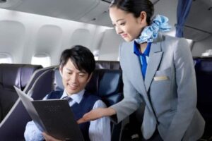 【画像】スチュワーデスさん「お客様、どうされました？♥」