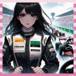 【画像19枚】JKのレーサードライバーのお胸が大きくなりレース以上の注目を集める