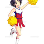 【画像】チアガールちゃん、暑さで露出全開！？