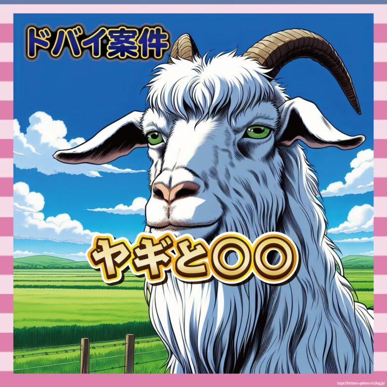 【悲報】ドバイのヤギ、思ってる以上に怖い-サムネ