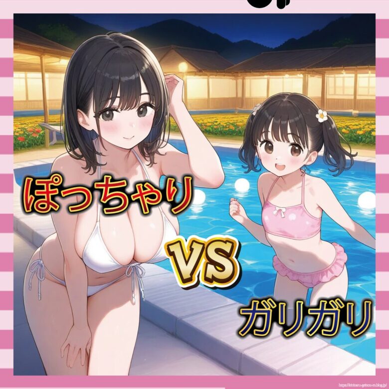 【画像】ムチムチ派とガリガリ派、永遠に分かり合えない-サムネ