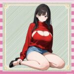 【画像】秘書さん、スーツ越しの破壊力がもうアウトすぎる件