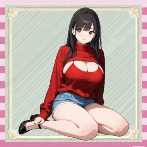 【画像】秘書さん、スーツ越しの破壊力がもうアウトすぎる件