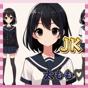 【画像8枚】ミニスカJK、太ももだけで世界救いそうwwwww