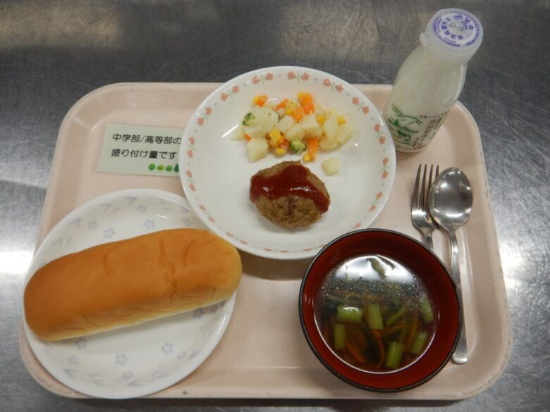【画像】中高生の「給食」はこちら!