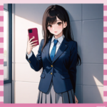 【画像45枚】絶妙な画角から見たJK（早坂瑠花）さん、美しい