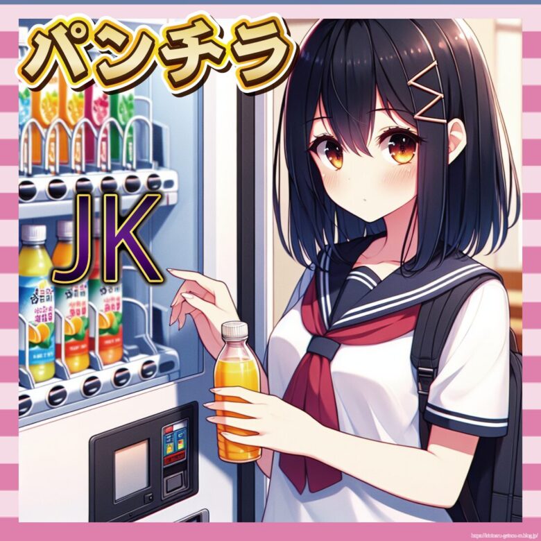 【画像なし】自販機でしゃがむJKのパンチラ