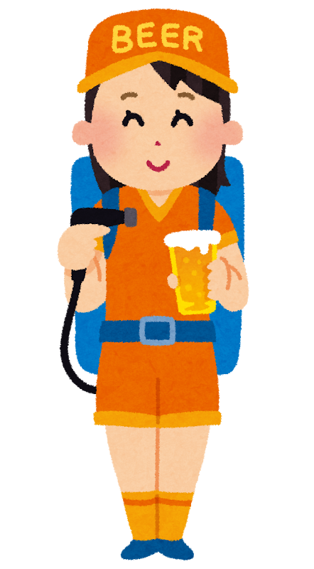 【討論】ドーム球場の売り子さん「最低時給と1杯（900円）あたり33円貰えます」