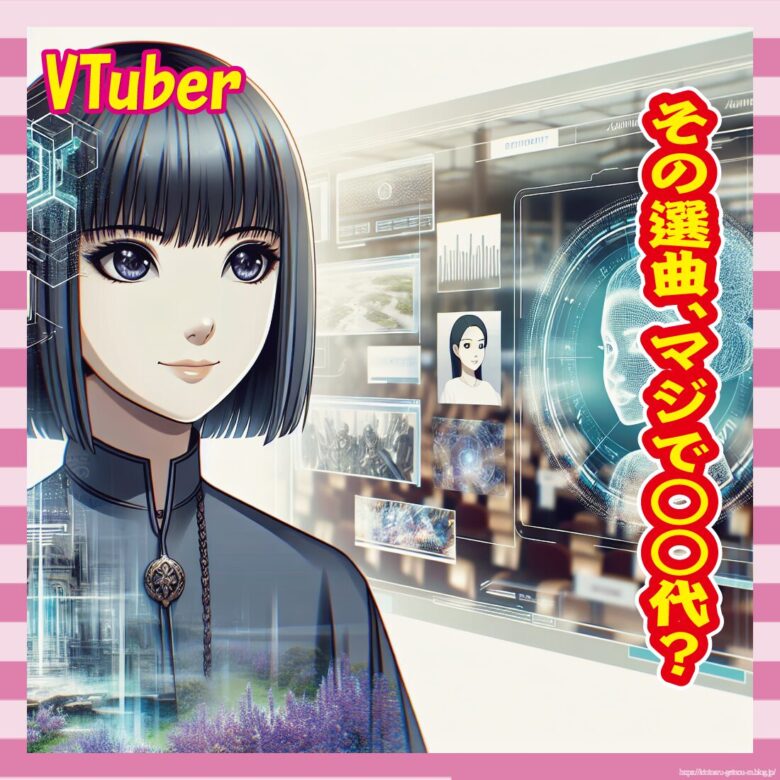 【悲報】ワイ「このVTuber可愛い！」→選曲で年齢バレてしまうｗｗｗ-サムネ