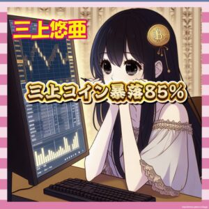 【悲報】【悲報】三上悠亜コイン、ガチで終わるwww→養分発狂85%暴落