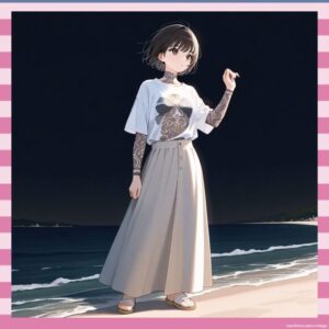 【画像】タトゥー入り美人店員の調理動画が炎上「味は関係ないやろ」