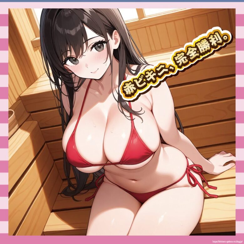 【朗報】入来茉里(35)、サウナで覚醒。赤ビキニ姿がガチすぎる模様