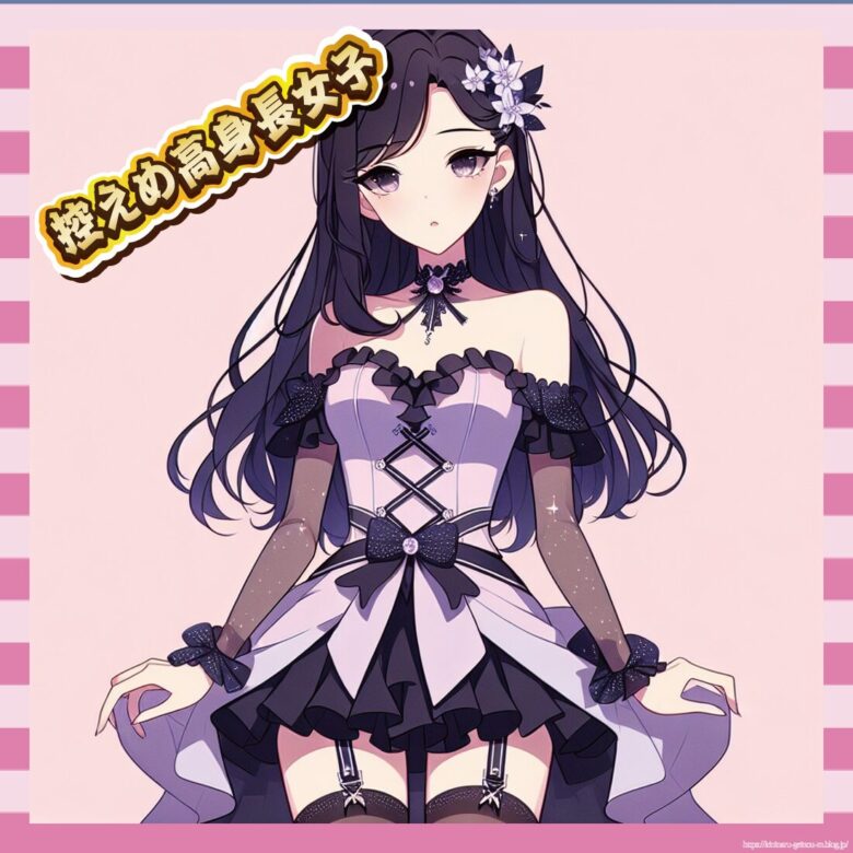 控えめ高身長女子-イメージ