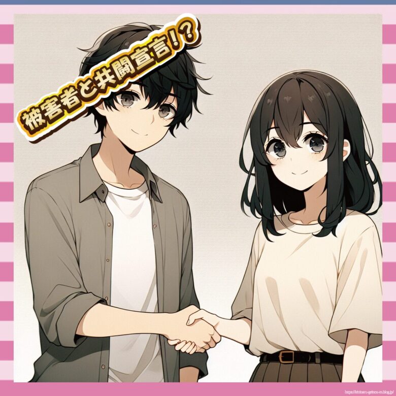 被害者と共闘宣言！？-イメージ