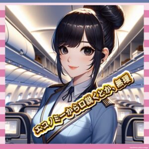 【悲報】元CA芸人「連絡先渡されてもエコノミーならゴミ箱行き」