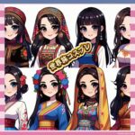 【画像】ふるっぱー、世界の民族衣装で完全優勝ｗｗｗｗｗｗ