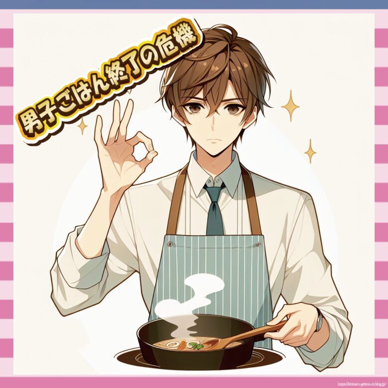 男子ごはん終了の危機-イメージ