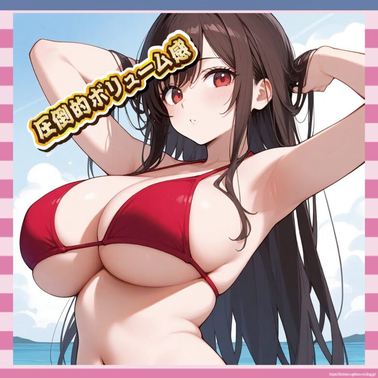 【画像】おっぱい特化型女子(顔25)、ネットで賛否両論www