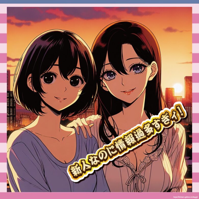 新人なのに情報過多すぎィ!-イメージ