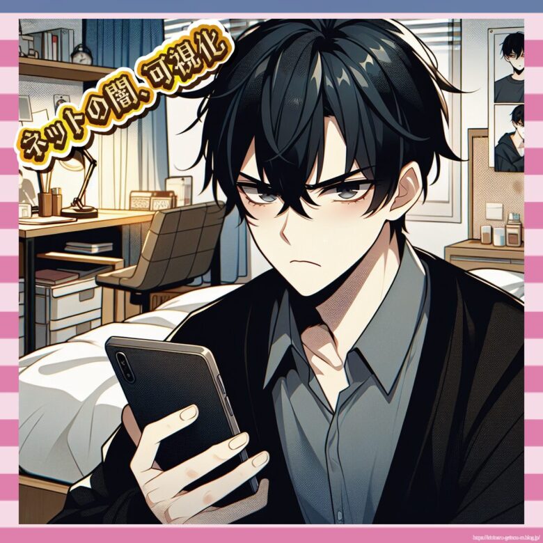 ネットの闇、可視化-イメージ