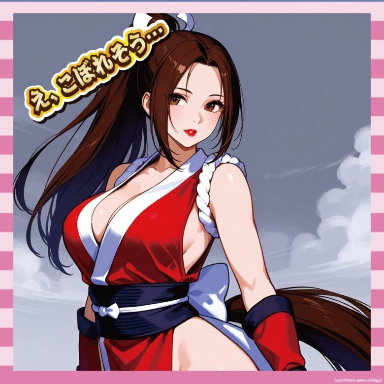 【画像】不知火舞さん、こぼれ落ちる寸前ｗｗｗｗｗ