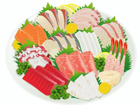 【画像】令和の刺身盛り1000円wwwwwww