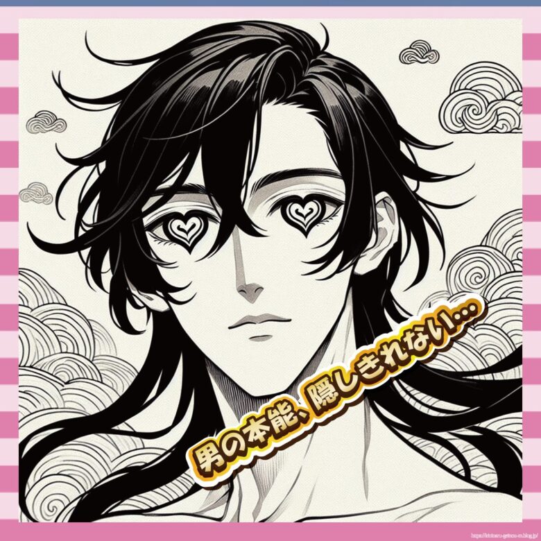 男の本能、隠しきれない…-イメージ