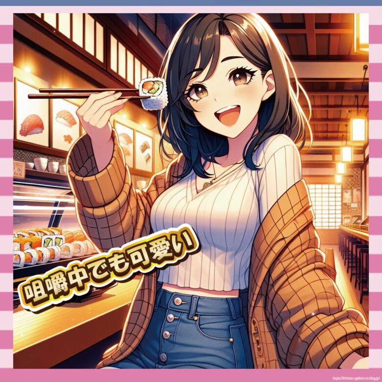 咀嚼中でも可愛い-イメージ