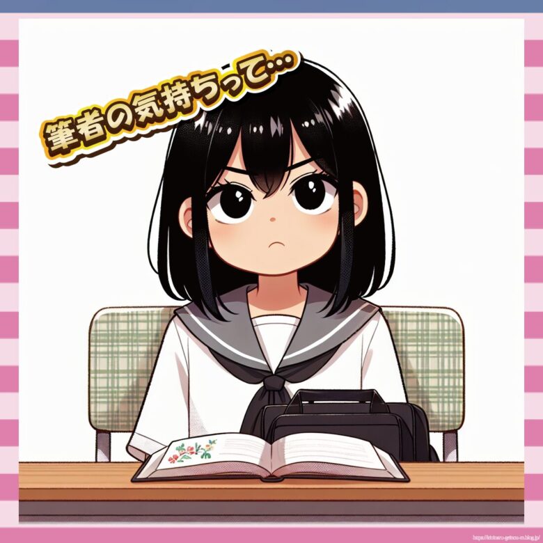 筆者の気持ちって…-イメージ