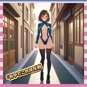 【画像】長身女子さん、街中でドエロい格好してしまうｗｗｗｗ