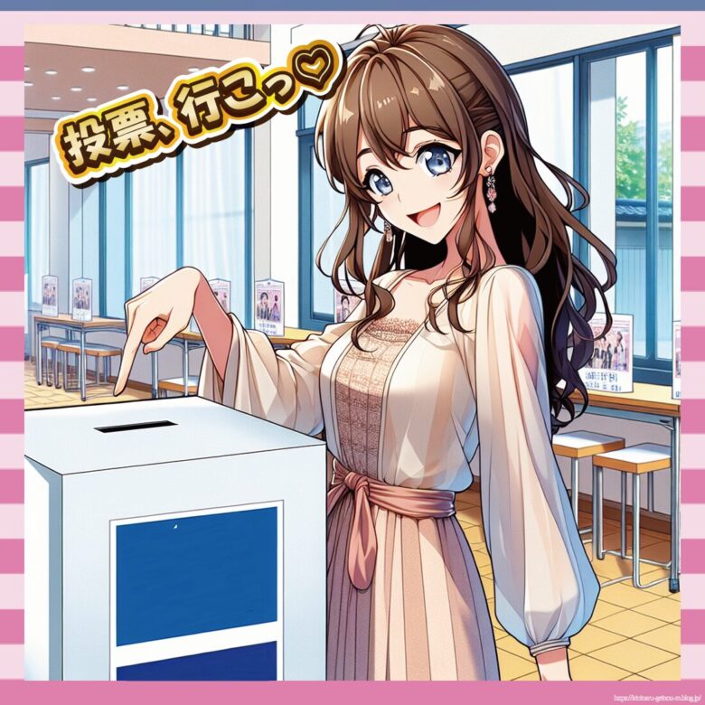 投票、行こっ♡-イメージ