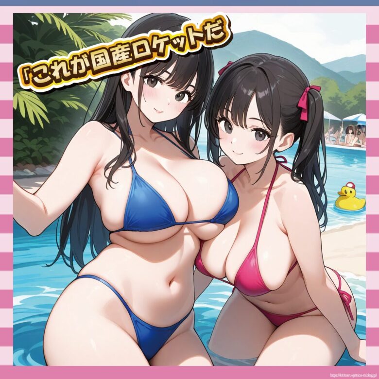 【画像】巨乳2択で脳がバグるwwwお前らどっち派?