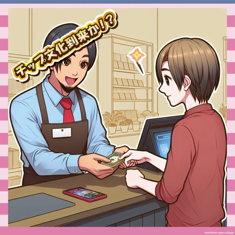 【朗報】日本にもついにチップ文化！なお店が回収する模様ｗｗｗ-イメージ