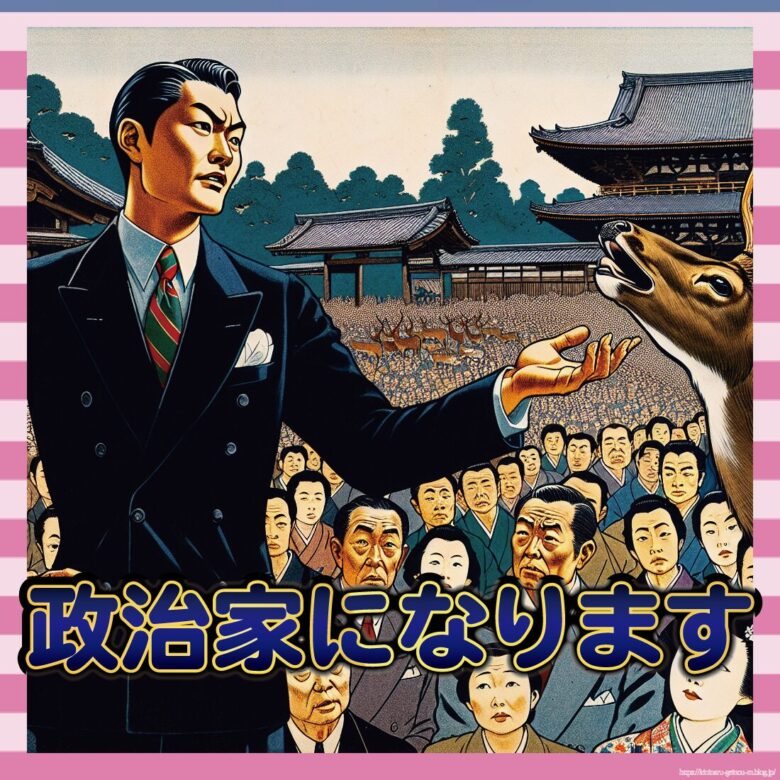 政治家になりますイメージ