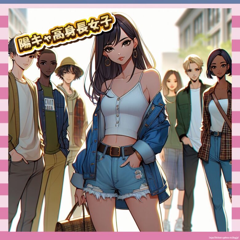 陽キャ高身長女子-イメージ