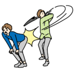 【GIF】大谷翔平のフルスイングを尻で受けたら100万円チャレンジ