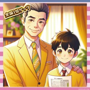 【衝撃】ダンディ坂野の小6息子、全国模試で1位ゲッツwww