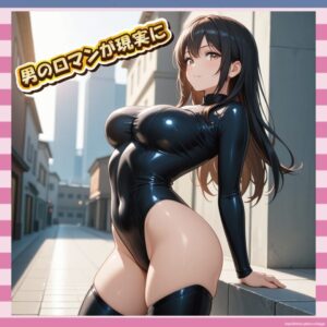 【画像】ハイレグボディスーツの女さん、街中に現れてしまうｗｗｗｗｗ